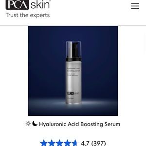New PCA Skin Hyaluronic Acid Boosting Serum